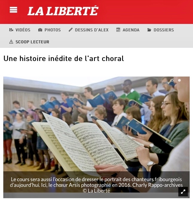 Retour sur la troisième édition du Concours choral de Fribourg (8-12 mai 2013)